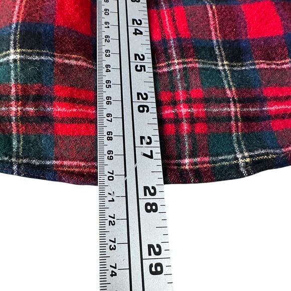 Vintage Pendleton Flannel Shirt Mens Large Red Wool Christie Tartan USA 90s - Picture 10 of 10